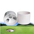 thumbnail image 1 of Premium Golf Hole Cup Plastic Holder Base Home Putting Putting Green Cup Training Aids Flag Holder, 1 of 9