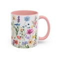 thumbnail image 2 of Wildflower Mug, Pressed Flower Cottagecore Mug, Vintage Botanical Garden, 2 of 3