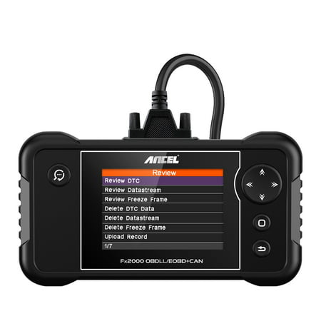 Ancel FX2000 OBD2 Scanner Clear ABS SRS Airbag Error Codes Transmission System Check Engine Light Code Reader OBDII Car Automotive Diagnostic Scan Tool Free (Best Auto Scanner Code Reader)
