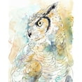thumbnail image 2 of Warren, Annie 15x18 White Modern Wood Framed Museum Art Print Titled - Owl Majestic I, 2 of 4