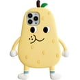 thumbnail image 1 of Las Cajas Del Teléfono Kawaii Se Aplican A Iphone 14promax, Linda Caja Del Teléfono De Pera De Dibujos Animados Funda Divertida Única Caja Del Teléfono 3d Cubierta De Silicona Suav, 1 of 3
