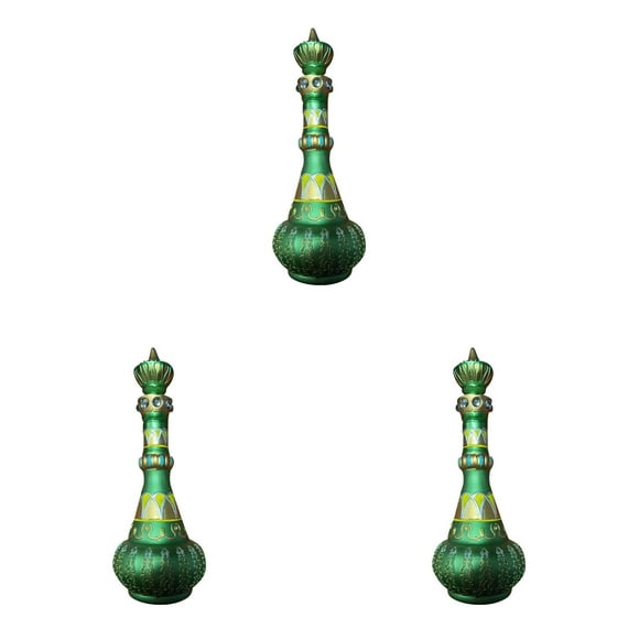 I Dream Of Jeannie Jeannie Bottle Resin Decoration 3PCS,I Dream Of Jeannie Bottle From Della Second Season MIRRORED Purple Bottle!Pagoda Spirit Bottle Decoration