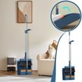 thumbnail image 4 of Broom with Dust Pan,Stand up Dust Pans with Long Handle Broom and Dustpan Combo Set for Home Kitchen Shop Indoor Commercial Heady Duty Upright Lobby Dustpan, 4 of 9
