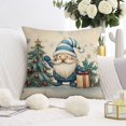 thumbnail image 3 of Gnomes Short Christmas Tree Gift Throw Pillow Covers Modern Throw Pillow Case 2 Pack Vintage Throw Cushion Case for Room Home Patio Bedroom Livingroom, 3 of 7