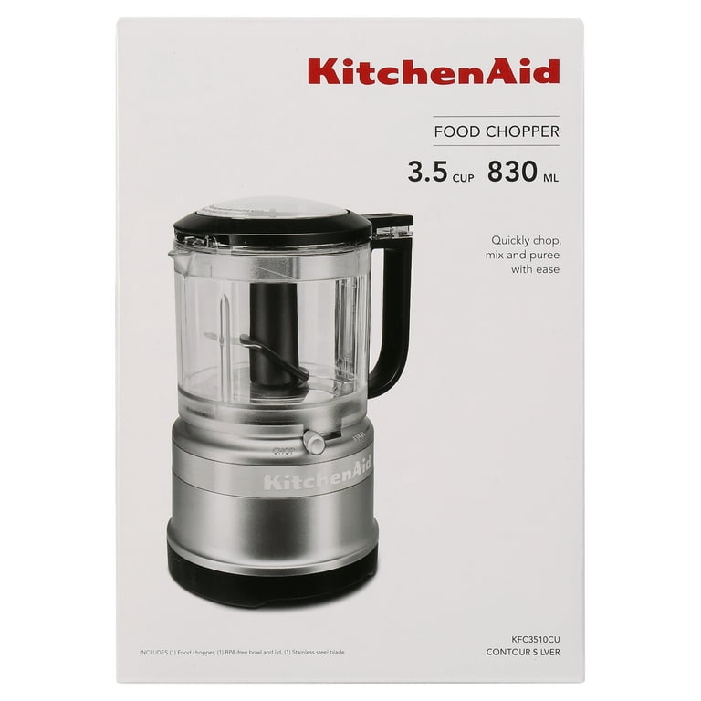 KitchenAid KFC3100WH White Chef's Chopper Series 3-Cup Food Processor 