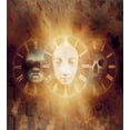 thumbnail image 3 of Ambesonne Gothic Duvet Cover Sets, Spooky Scary Skull, 2-Twin, Yellow Tan, 3 of 4