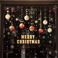 thumbnail image 4 of 1 Set Stickers Christmas Window Decals Christmas Wall Decals Home Decor Colorful Ball Stickers Holiday Window Cling Window, 4 of 5