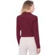 thumbnail image 5 of Chaqueta Corta Casual De Negocios Allegra K Sin Cuello Para Mujer Vino Rojo S, 5 of 6