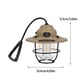 thumbnail image 3 of Camping Light Bulb Style Rechargeable Outdoor Pendant Lamp | 4 Lighting Modes Warm & White | IPX4 Waterproof Durable ABS | Portable, Compact | Includes Storage Bag & D-Ring | 10.4x9.5cm, 3 of 7