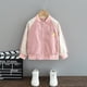 thumbnail image 3 of Abrigo de primavera para niñas, chaqueta de traje de béisbol para niños, primavera y otoño, estilo occidental, estilo cortavientos grande para niños, 3 of 5