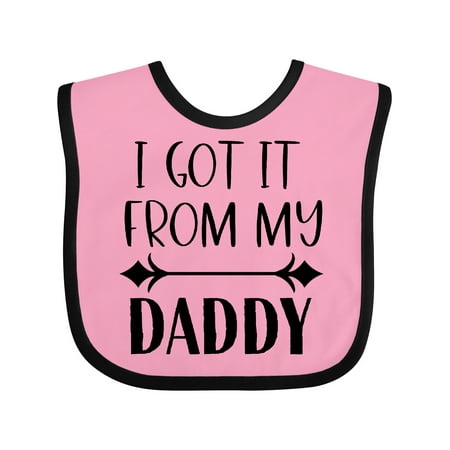 

Inktastic I Got It from My Daddy Gift Baby Boy or Baby Girl Bib