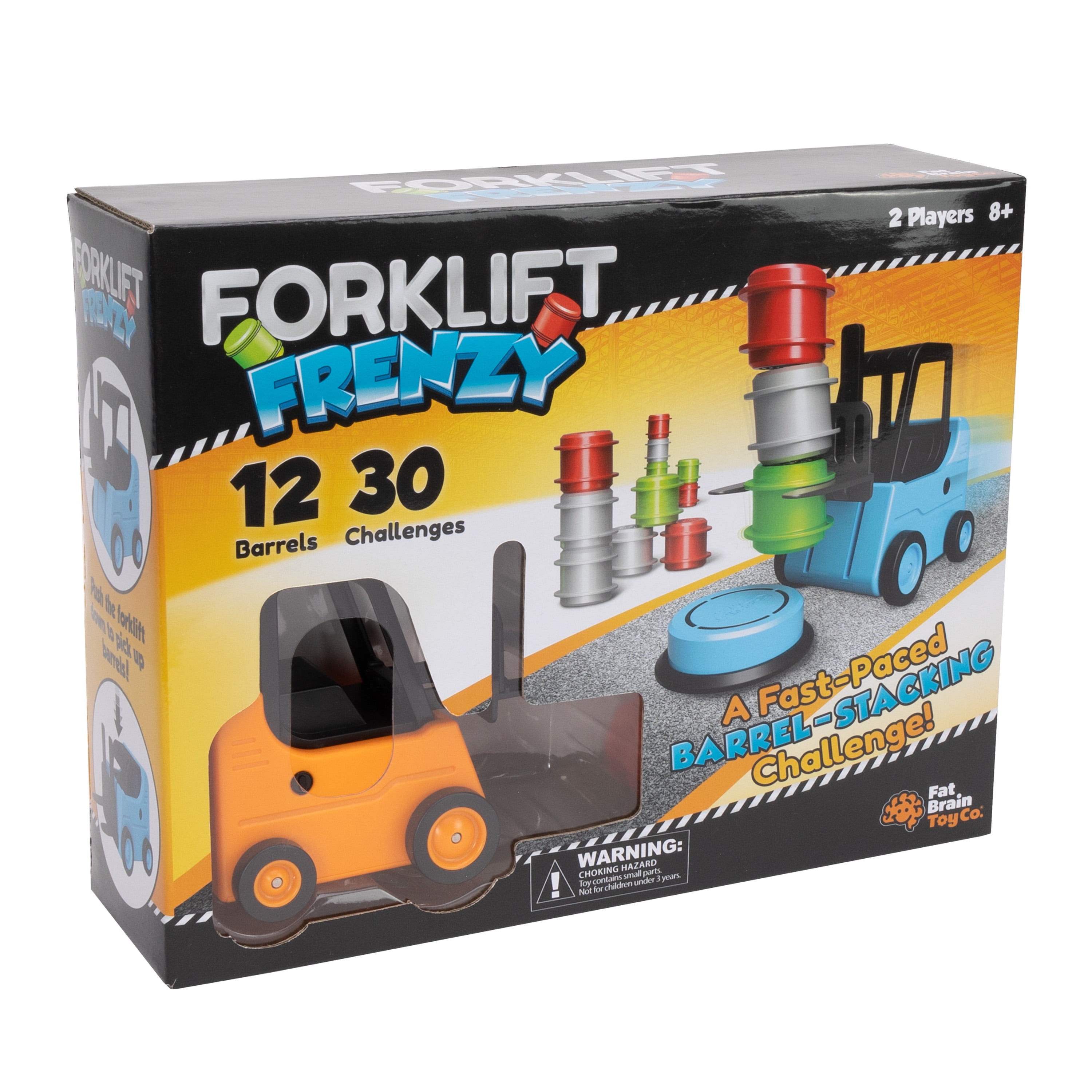 🙋‍♀️ Candice on Instagram: 🏗 Fat Brain Forklift Frenzy 🏗 Forklift Frenzy  is a fast-paced barrel stacking challenge for two players Use your mini  forklift to stack the barrels based on the