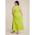 thumbnail image 3 of ELOQUII Women's Plus Size One Shoulder Maxi Dress, 3 of 3