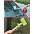 thumbnail image 5 of Professional Window Cleaner Kit - 42cm Double Sided Squeegee with Water Sprayer - Streak Free Glass Cleaner for High Windows (Blue, Refillable), 5 of 6