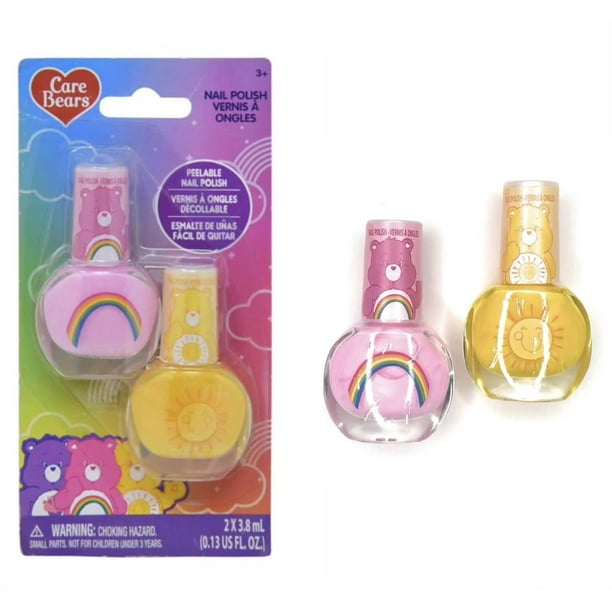 Set de esmaltes de uñas Townley Girl Care Bears, paquete de 2 a base de agua