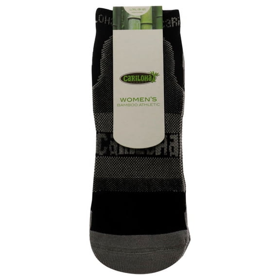 Cariloha Bamboo Athletic Socks - Carbon-Black Socks 1 Pair