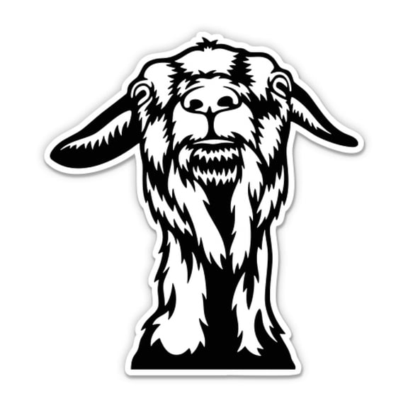 Goat - 3" Vinyl Sticker - For Car Laptop Water Bottle Phone - Waterproof Decal