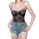 thumbnail image 1 of Sleeveless Shirt Backless Sexy Spaghetti Straps Camisole Tops Lacy Pattern Ruffle Sweet Style Tanks Vests for Womens L, 1 of 4