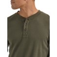 thumbnail image 3 of Wrangler® Men's Long Sleeve Henley Shirt, Sizes S-3XL, 3 of 3
