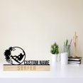 thumbnail image 3 of Handmadetneonsign Surfer Metal Nameplate, Surfer Desk Name Plate, Surfer Player Desk Nameplate, 3 of 4