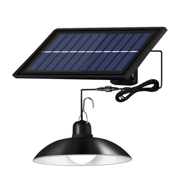 Mistaha Solar Powered LEDs Ceiling Light Dimmable Shed Lights Patio Chandelier Split Solar Light Hang-ing