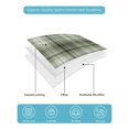 thumbnail image 4 of Twin XL Quilt Bedding Set, Sage Green Buffalo Plaid Reversible Summer Quilt 3 Pieces, Farmhouse Modern Striped Lightweight Bedspreads Coverlets with 2 Pillow Shams for All Seasons, 4 of 5