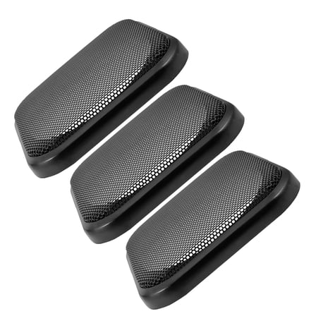 unbranded 3 Pcs Audio Speaker Grille Outdoor Car Speakers Subwoofer Black