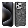 thumbnail image 2 of Daizag Funda Magnética Para Iphone 15 [Esquinas Completas A Prueba De Golpes] [Compatible Con Magsafe] Cubierta Negra Translúcida Mate Tarjeta Del Tarot Del Caballo Gótico, 2 of 5