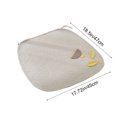 thumbnail image 3 of Cojín antideslizante para silla Four Seasons | Almohadilla para asiento de ordenador de oficina | Cojín fino de algodón | Antiarañazos de gato | 47x45cm | Verde/Caqui/Gris, 3 of 6