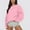 Pink, variant on cocolona Crewneck Sweatshirts for Women Fall Long Sleeve Oversized Shirts Fashion Solid Color Pullover Tops Casual Blouses