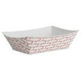 thumbnail image 3 of Boardwalk Paper Food Baskets, 3 lb Capacity, Red/White, 500/Carton -BWK30LAG300, 3 of 9