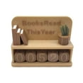 thumbnail image 1 of Room Decor Books Read This Year Sign 3D Printed Books Read This Year Pratical Bookshelf Decor Modern Reading Counter for Library Decor Teachers Readers Desktop Ornament Decor Tabletop Decoration,Desk, 1 of 6