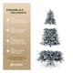 thumbnail image 3 of Árbol de Navidad Escarchado Frondoso Pino Navideño con Nieve Esquimal (Gris Nevado, 1.80 m), 3 of 7