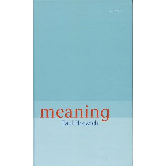 Meaning, (Hardcover)
