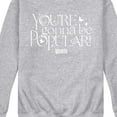 thumbnail image 3 of Wicked - You're Gonna Be Popular - Men's Crew Fleece Sweatshirt, 3 of 5
