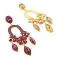 thumbnail image 2 of Large Rhinestone Chandelier Earrings, 2 of 2