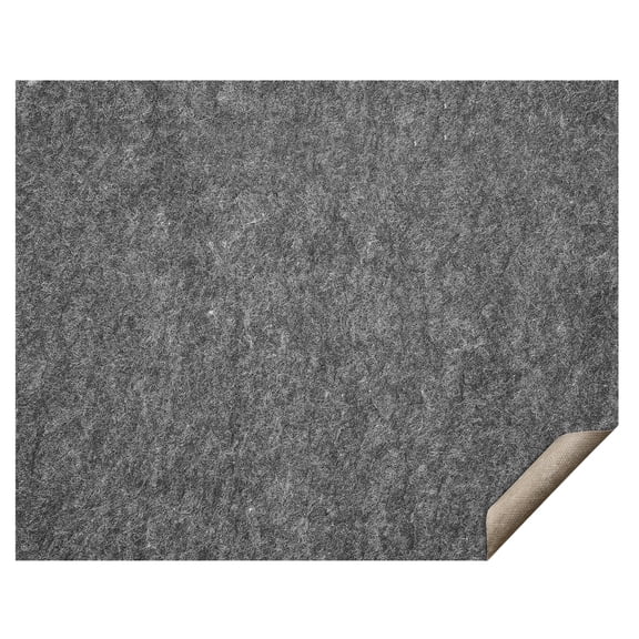 VEVOR - Slip-Resistant Rug Pad - Protective Cushioning Carpet Pad - 8' x 10' - 1/4"Thick - Dual Surface - Polyester Felt Latex - Gray - 7-8㎡ Area Carpet Padding Rug Cushion Safe for All Floors