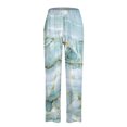 thumbnail image 3 of Lilgiuy Women's Casual Trousers Loose Printed Elastic Waist Long Pants With Pocket Dance Performance Pants, 3 of 4