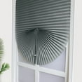 Temporary Blackout Paper Shades for Windows, Paper Pleated Blinds with