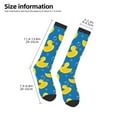 thumbnail image 2 of Naloa Rubber Duck Thigh High Socks Extra Long Stretchy Sock Women Over Knee High Opaque Stocking Daily Wear, 2 of 6