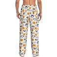 thumbnail image 3 of Daiia Dog Faces Men's Sleep Pant with Pockets and Drawstring,Pajama Pants-, 3 of 9