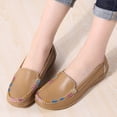 thumbnail image 6 of ZTTD Slip On Women Comfort Walking Flat Loafers Casual Shoes Driving Loafers Walking Shoes for Women Khaki, 6 of 6