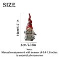 thumbnail image 3 of putnchl Christmas Painted Resin Gnome Ornaments Christmas Decorations Accessories Desktop Scene Layout Props, 3 of 3