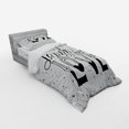 thumbnail image 2 of Ambesonne Live Laugh Love Bedding Set 3 Pcs, Words Hipster, Twin XL, Black and White, 2 of 2