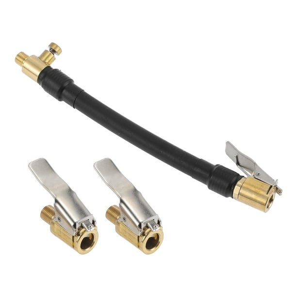 1 Juego de Tubo de Extensión de Inflador de Neumáticos de 6.30 pulgadas Desinflable 0.305inx32TPI para Coche Motocicleta Bicicleta