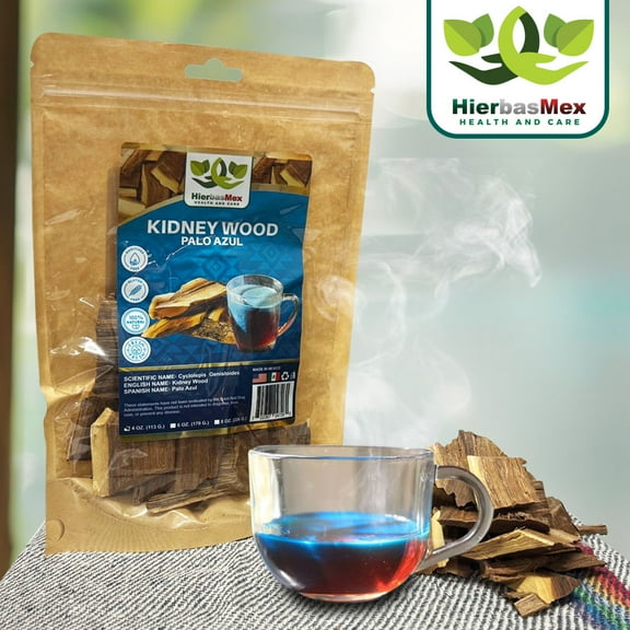 Kidney Wood HierbasMex Premium Palo Azul Eysenhardtia Polystachya Herbal TeaTox - 4 oz