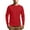 Red, variant on cocolona Mens UPF 50+ Sun Protection Shirts Outdoor Fishing Hiking Shirts Running Athletic Long Sleeve T-shirt Lightweight Pullover Tops