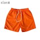 thumbnail image 2 of Pantalones cortos capris de verano para hombre, pantalones sueltos de playa a la moda, pantalones casuales grandes, pantalones cortos de color sólido (naranja), 2 of 6