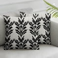 thumbnail image 3 of Acheng Throw Pillow Cover Black and White Decorative Pillow Case Cushion Cover Home Sofa Decor  Pillow Cover 24x24in, 3 of 7