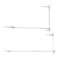thumbnail image 4 of Colaxi 2xSea Boat Fishing Balance Connector L Shape Swivel Accessories Length 30cm 2 Pcs, 4 of 8